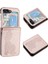 Galaxy Z Flip 6 Için Flip Case Kart Yuvası Standı ile Pu Deri Flip (Yurt Dışından) 1