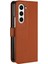 Galaxy Z Için Flip Case Fold 6 Kickstand Koruyucu Kapak Folio Pu (Yurt Dışından) 4