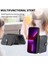 IPhone 13 Için Kılıf Pro Max Premium Deri Standı 7 Kart Yuvaları Fermuar (Yurt Dışından) 3