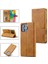 Tutucu Kart Yuvaları ile IPhone 16 Pro Için Flip Case Cüzdan Buzağı Doku (Yurt Dışından) 1