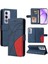Oppo A3 Pro 5g Için Flip Case Dikiş Renk Deri Cüzdan Kickstand Flip (Yurt Dışından) 3