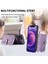 IPhone 12 Için Kılıf Ayarlanabilir Kordon Premium Deri 7 Kart Yuvaları Fermuar (Yurt Dışından) 3