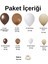 Balon Seti Çikolata Kahve-Karamel-Deniz Kumu-Beyaz 100 Lü Balon Zinciri Seti 2