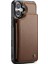 IPhone 16 Için Flip Case Artı Kickstand Kart Tutucu Ince Darbeye Vaka (Yurt Dışından) 4