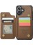 IPhone 16 Için Flip Case Artı Kickstand Kart Tutucu Ince Darbeye Vaka (Yurt Dışından) 5