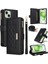 IPhone 15 Için Flip Case Darbeye Kart Yuvaları Cüzdan Kayış (Yurt Dışından) 1