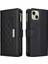 IPhone 15 Için Flip Case Darbeye Kart Yuvaları Cüzdan Kayış (Yurt Dışından) 3