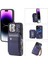 Cüzdan Kılıf IPhone 14 Pro Max Flip Folio Kılıf Pu Deri 3 Büyük Kart (Yurt Dışından) 3