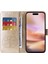 IPhone 16 Için Flip Case Artı Çiçek Flip Kart Yuvaları Deri (Yurt Dışından) 3