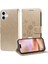IPhone 16 Için Flip Case Artı Çiçek Flip Kart Yuvaları Deri (Yurt Dışından) 5