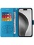 IPhone 16 Için Flip Case Pro Max Çiçek Cardyuvaları Deri Flip (Yurt Dışından) 5