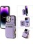 Cüzdan Kılıf IPhone 13 Için Pro Max Pu Deri Kickstand Flip Folio Kılıf 3 (Yurt Dışından) 1