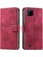 Realme C20 Manyetik Pu Deri Kickstand Bilek Kayışı Cüzdan Için Flip Case (Yurt Dışından) 5