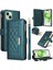 IPhone 15 Için Flip Case Darbeye Kart Yuvaları Cüzdan Kayış (Yurt Dışından) 1