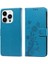 IPhone 14 Için Flip Case Pro Max Cardyuvaları Çiçek Flip Deri (Yurt Dışından) 1
