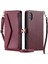 Cüzdan Crossbody Durumda IPhone Xs Max Rfıd Engelleme Fermuar Faturaları Yuvası (Yurt Dışından) 1