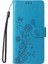 IPhone 16 Için Flip Case Artı Çiçek Flip Kart Yuvaları Deri (Yurt Dışından) 2