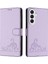 Galaxy A25 5g Için Kılıf Cüzdan Kapak Çevirin Kedi Rfıd Kart Yuvası Tutucu (Yurt Dışından) 1
