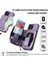 IPhone 15 Için Kılıf Pro Max Standı Premium Deri Fermuar Kapatma 7 Kart (Yurt Dışından) 4