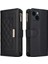 IPhone 14 Kayış Darbeye Dayanıklı Cüzdan Kart Yuvaları Için Flip Case (Yurt Dışından) 1