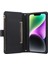 IPhone 14 Kayış Darbeye Dayanıklı Cüzdan Kart Yuvaları Için Flip Case (Yurt Dışından) 5