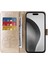 IPhone 16 Için Flip Case Pro Max Çiçek Cardyuvaları Deri Flip (Yurt Dışından) 4