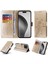 IPhone 16 Için Flip Case Pro Max Çiçek Cardyuvaları Deri Flip (Yurt Dışından) 5