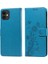 IPhone 12 Mini Flip Deri Çiçek Kart Yuvaları Için Flip Case (Yurt Dışından) 1