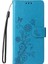 IPhone 12 Mini Flip Deri Çiçek Kart Yuvaları Için Flip Case (Yurt Dışından) 2