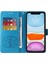 IPhone 12 Mini Flip Deri Çiçek Kart Yuvaları Için Flip Case (Yurt Dışından) 4