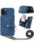 IPhone 12 Için Kılıf Pro Max Standı Premium Deri Ayarlanabilir Kordon 7 Kart (Yurt Dışından) 1