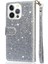 IPhone 13 Için Fermuar Cep Durumda Pro Max Pu Deri Glitter Cüzdan Kılıf (Yurt Dışından) 4