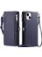 Crossbody Durumda IPhone 13 Mini Fermuar Faturaları Yuvası Durumda Cüzdan Uzun 9 (Yurt Dışından) 4