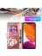 IPhone 13 Mini Manyetik Kapatma Glitter Cüzdan Pu Için Fermuarlı Cebi Durumda (Yurt Dışından) 4