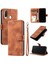Huawei P30 Lite Manyetik Bilek Kayışı Pu Deri Cüzdan Kartı Için Flip Case (Yurt Dışından) 5