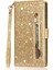 IPhone 14 Için Fermuar Cep Durumda Artı Pu Deri Kart Tutucu Glitter Vaka (Yurt Dışından) 3