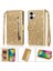IPhone 16 Için Fermuar Cep Durumda Kart Tutucu Pu Deri Bilek Kayışı Cüzdan (Yurt Dışından) 1