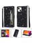 IPhone 14 Için Fermuar Cep Durumda Artı Pu Deri Kart Tutucu Glitter Vaka (Yurt Dışından) 1