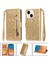 IPhone 15 Için Fermuar Cep Durumda Artı Glitter Cüzdan Kılıf Manyetik Pu (Yurt Dışından) 1