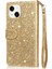 IPhone 15 Için Fermuar Cep Durumda Artı Glitter Cüzdan Kılıf Manyetik Pu (Yurt Dışından) 3
