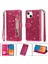 IPhone 14 Için Fermuar Cep Durumda Pro Max Kart Tutucu Pu Deri Glitter (Yurt Dışından) 1
