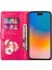 IPhone 15 Için Fermuar Cep Durumda Artı Glitter Cüzdan Kılıf Manyetik Pu (Yurt Dışından) 5