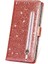 IPhone 16 Pro Pu Deri Manyetik Kapatma Glitter Için Fermuarlı Cebi Durumda (Yurt Dışından) 2