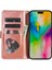 IPhone 16 Pro Pu Deri Manyetik Kapatma Glitter Için Fermuarlı Cebi Durumda (Yurt Dışından) 3