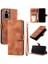 Xiaomi Redmi Not 10 Için Flip Case 4g Cüzdan Kart Yuvaları Bilek Kayışı Pu (Yurt Dışından) 1