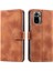 Xiaomi Redmi Not 10 Için Flip Case 4g Cüzdan Kart Yuvaları Bilek Kayışı Pu (Yurt Dışından) 5