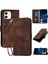 Ayrılabilir El Kayışı Kabartmalı Kelebek ile IPhone 12 Mini Için Flip Case (Yurt Dışından) 1