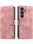 Samsung Galaxy S24 Artı Pu Deri Kickstand Cüzdan Kartı Için Flip Case (Yurt Dışından) 5