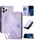 IPhone 12 Için Flip Case Pro Max ve Kredi Kartı Yuvası Kabartmalı Kelebek (Yurt Dışından) 1