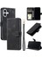IPhone 16 Için Flip Case Bilek Kayışı Kickstand Cüzdan Kart Yuvaları Pu Deri (Yurt Dışından) 1